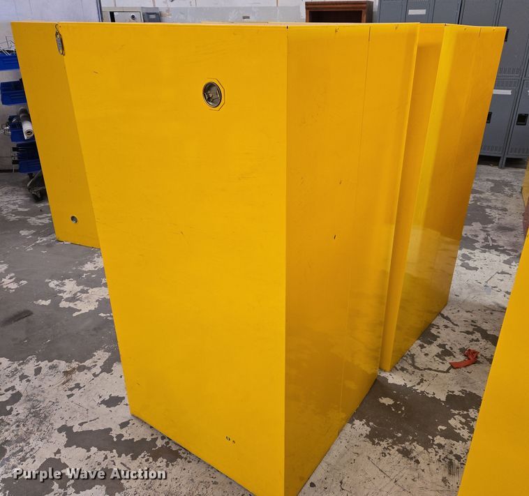 image for item DW8542 (2) Justrite flammable storage cabinets