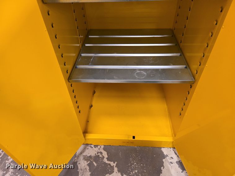 image for item DW8542 (2) Justrite flammable storage cabinets