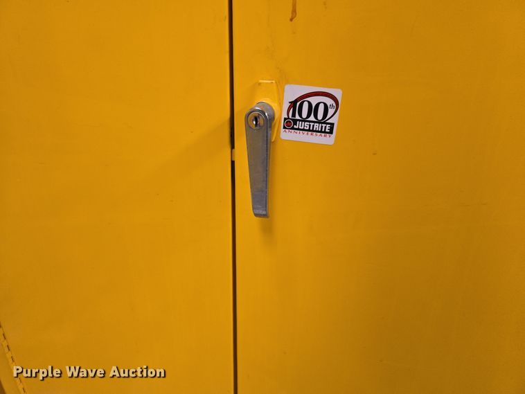 image for item DW8542 (2) Justrite flammable storage cabinets