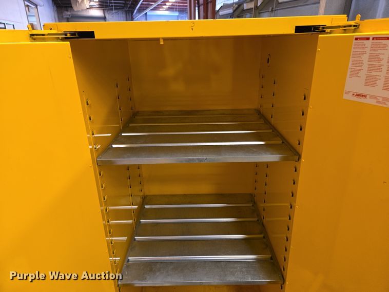 image for item DW8542 (2) Justrite flammable storage cabinets