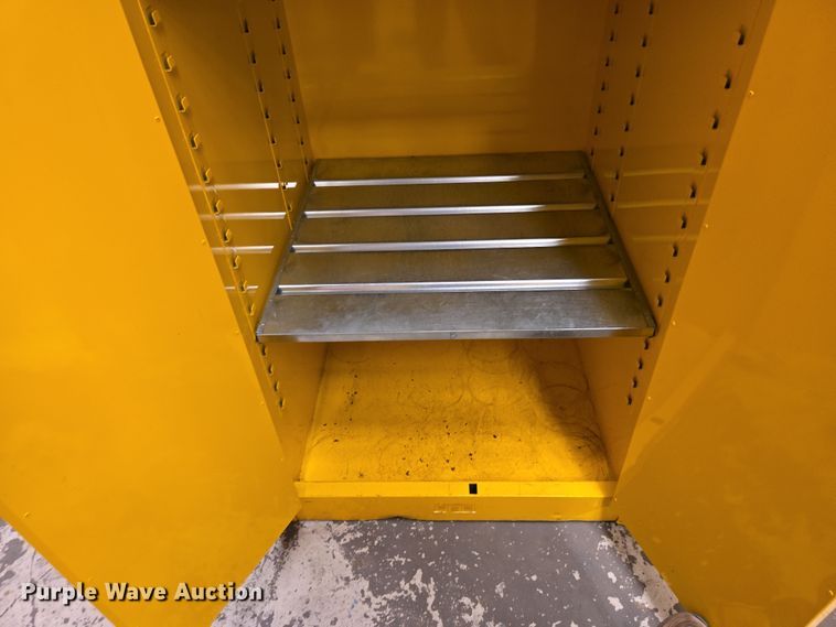 image for item DW8542 (2) Justrite flammable storage cabinets