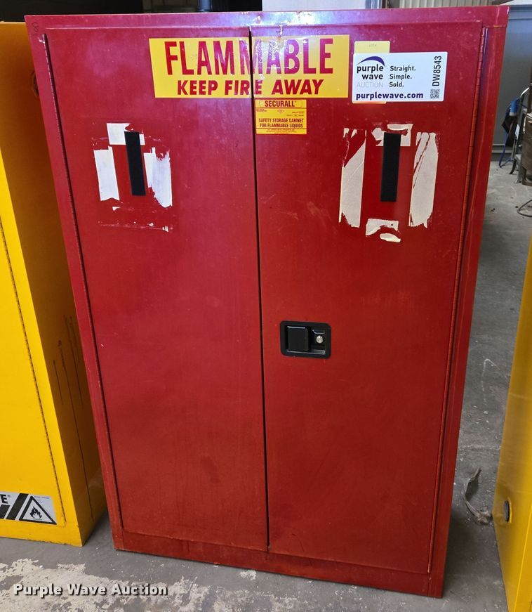 image for item DW8543 (3) flammable storage cabinets
