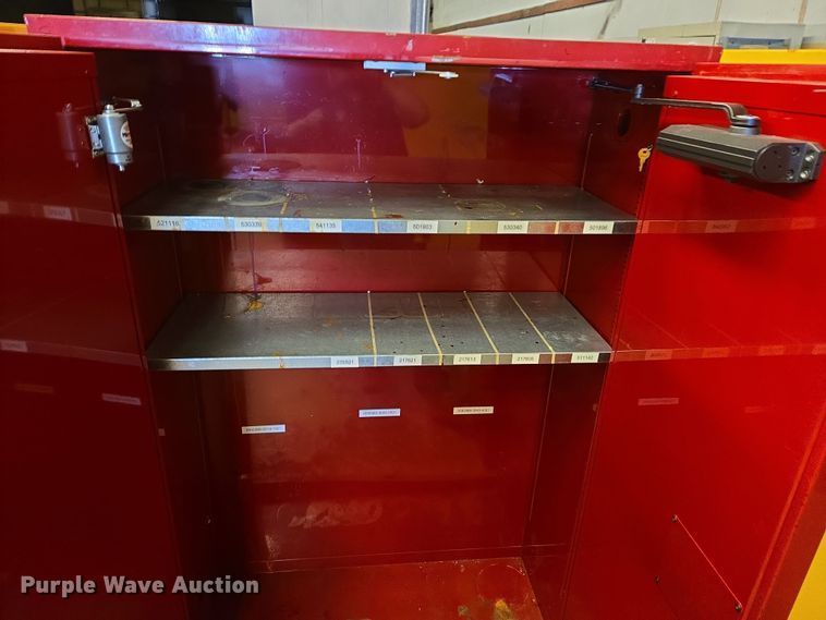 image for item DW8543 (3) flammable storage cabinets