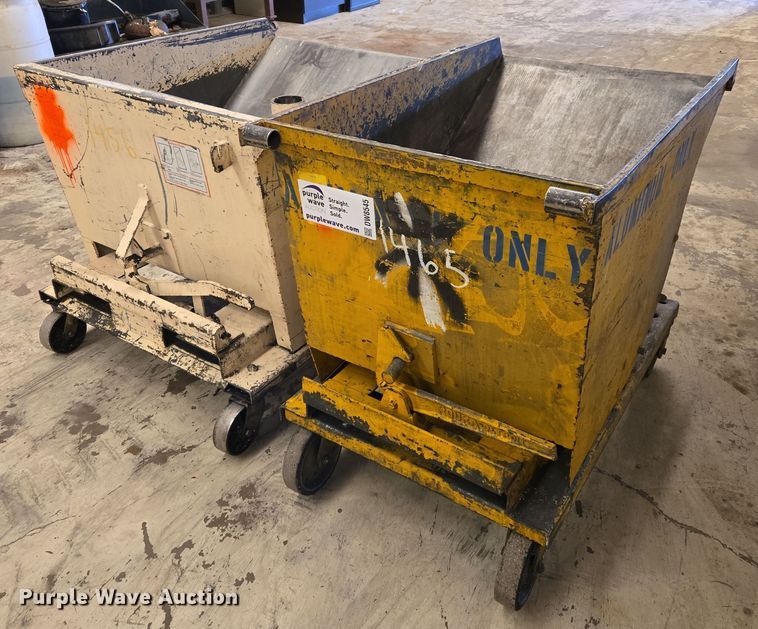image for item DW8545 (2) rolling dumpsters
