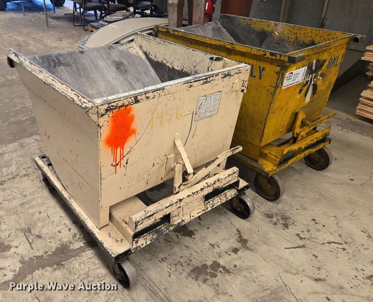 image for item DW8545 (2) rolling dumpsters