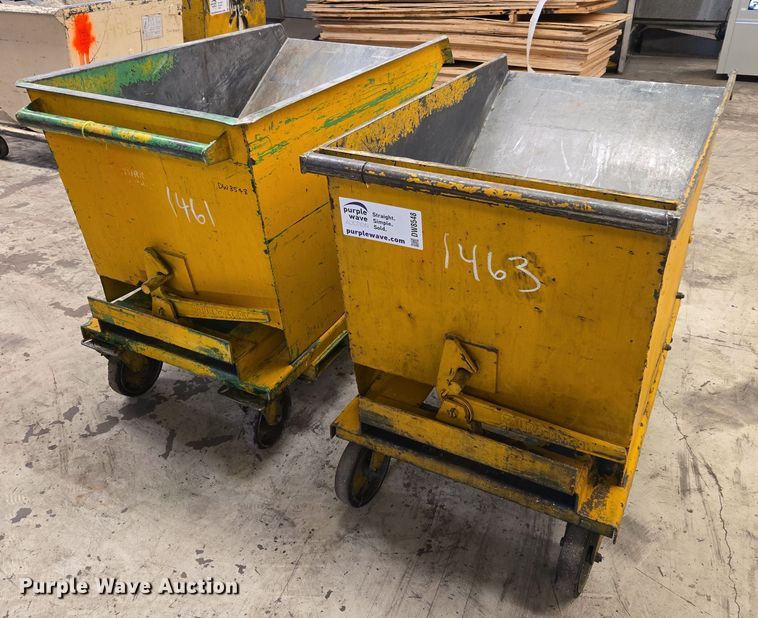 image for item DW8548 (2) rolling dumpsters