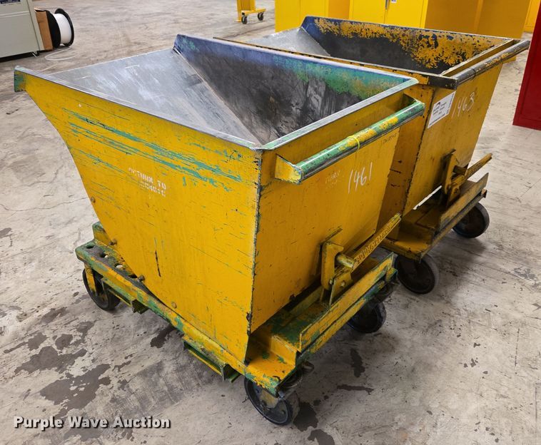 image for item DW8548 (2) rolling dumpsters