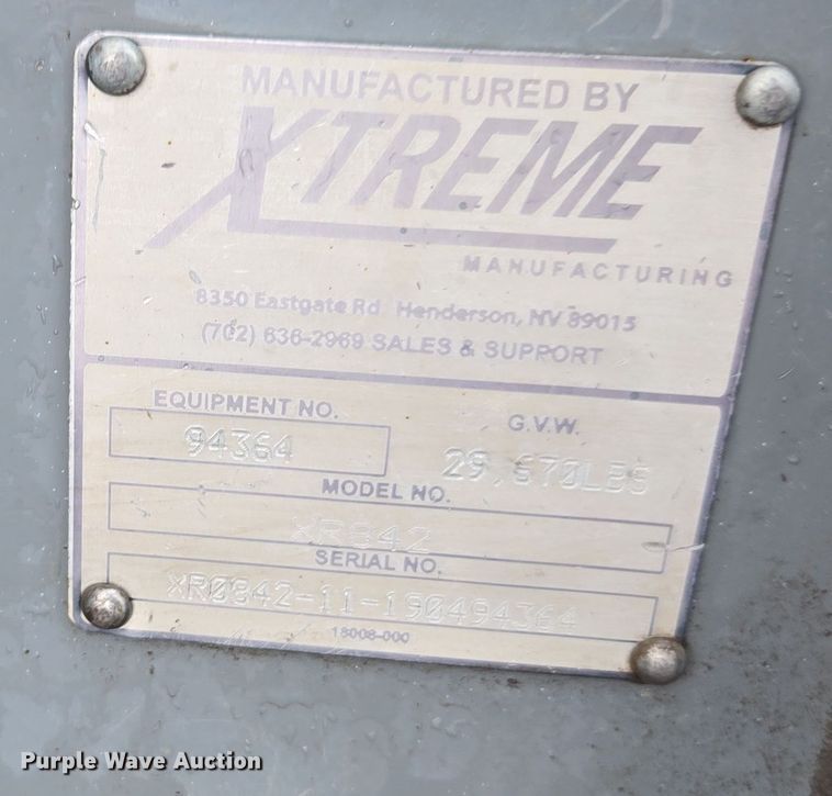 image for item DY6995 2019 Xtreme XR842 telehandler