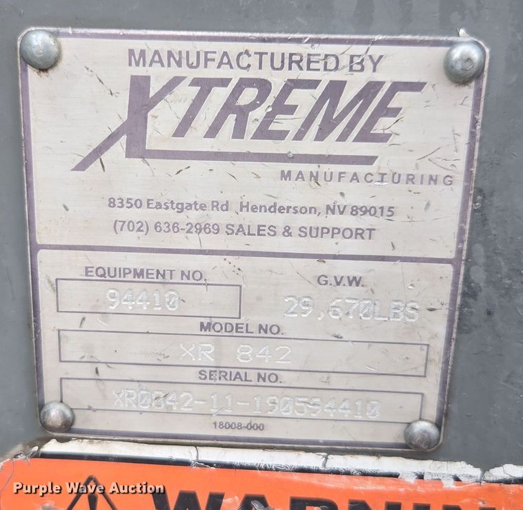 image for item DY6996 2019 Xtreme XR842 telehandler