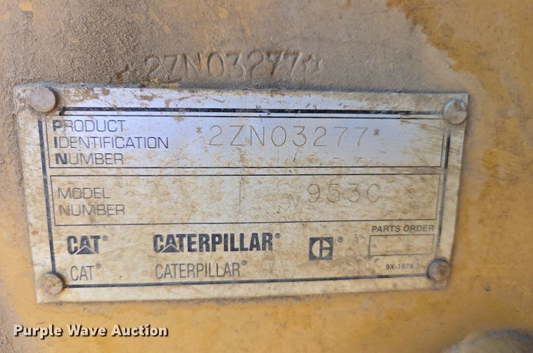 image for item DZ3986 2000 Caterpillar 953C track loader