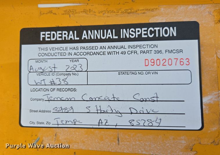 image for item EC0870 2001 Ford F450 Super Duty XL flatbed truck