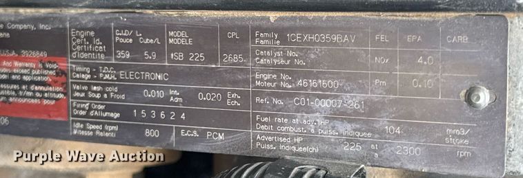 image for item EC3504 2002 Sterling Acterra utility / service truck