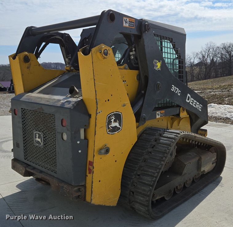 image for item EC4028 2018 John Deere 317G tracked skid steer loader