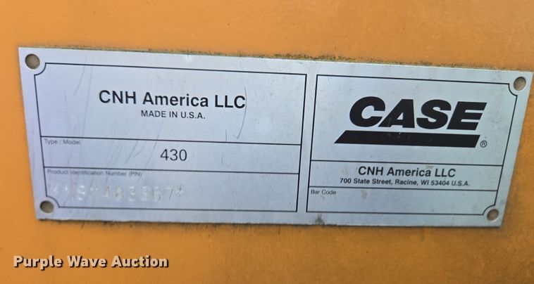 image for item EC4029 2008 Case 430 skid steer loader