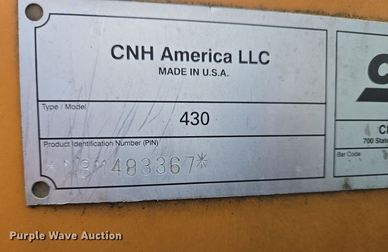 image for item EC4029 2008 Case 430 skid steer loader