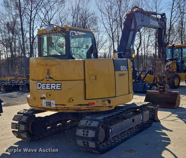 image for item EC4032 2020 John Deere 85G mini excavator