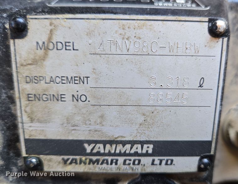 image for item EC4032 2020 John Deere 85G mini excavator