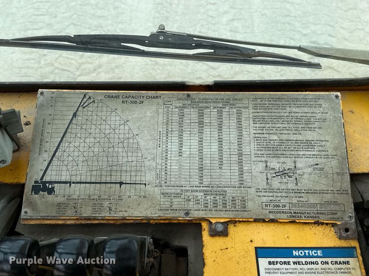image for item ED5562 2012 Broderson RT-300-2F crane