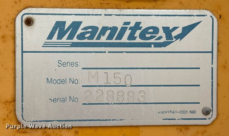 image for item ED5563 Manitex M-150 crane