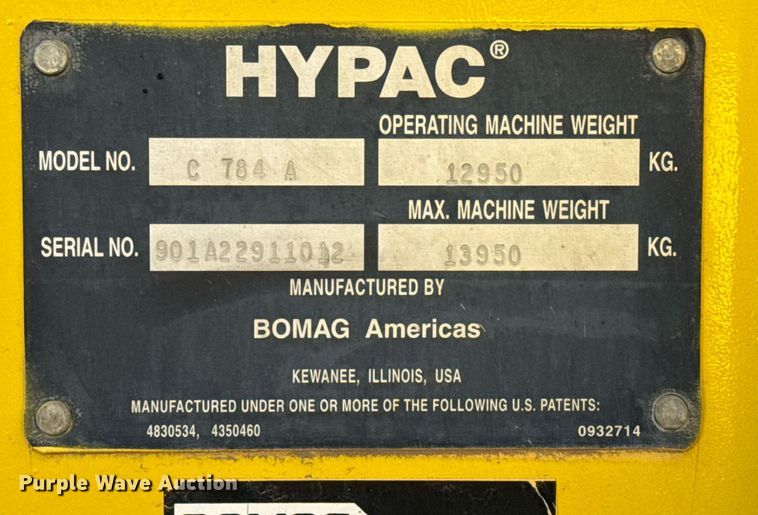 image for item ED5568 Hypac C784A double drum vibratory roller