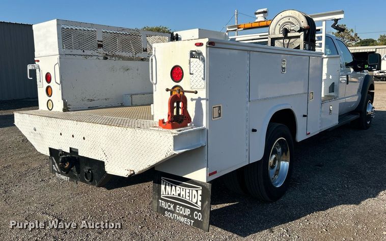 image for item EG1112 2013 Ford F550 Super Duty  Crew Cab utility / service truck