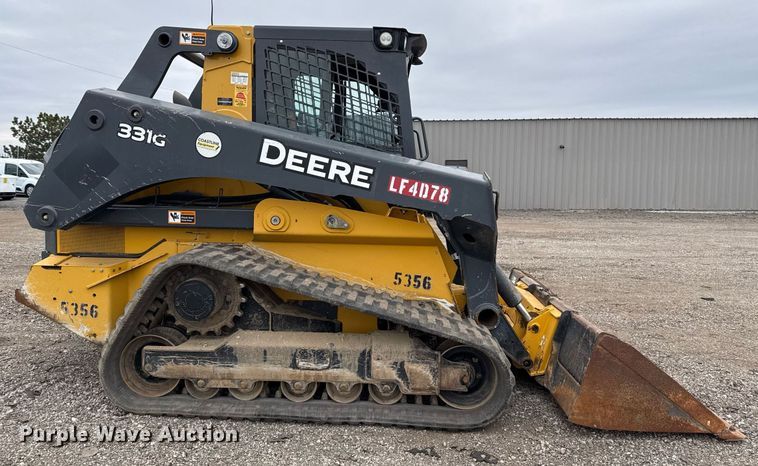 image for item EG2465 2017 John Deere 331G tracked skid steer loader