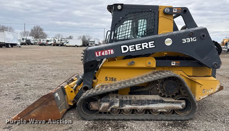 image for item EG2465 2017 John Deere 331G tracked skid steer loader