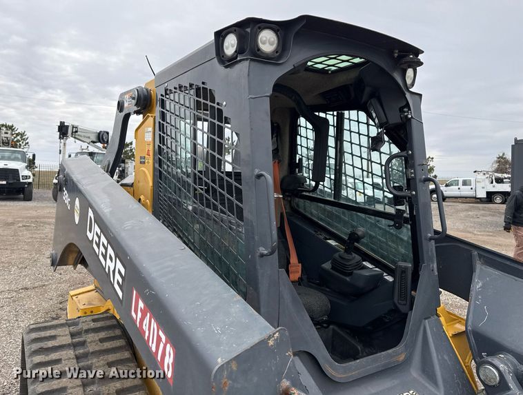 image for item EG2465 2017 John Deere 331G tracked skid steer loader