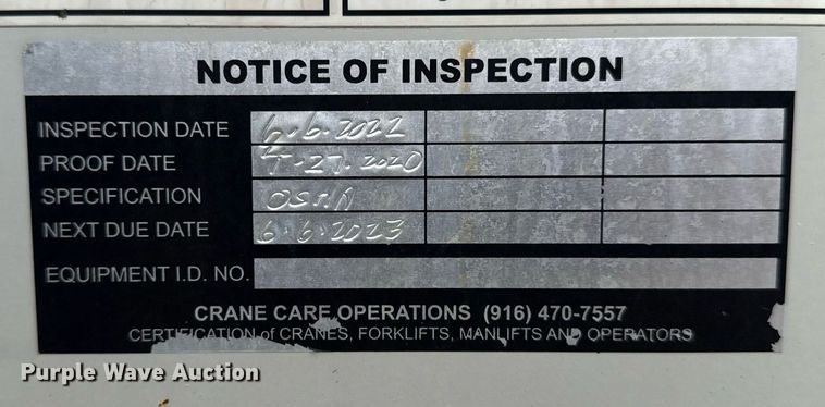 image for item EG2613 2012 Freightliner 114SD crane truck