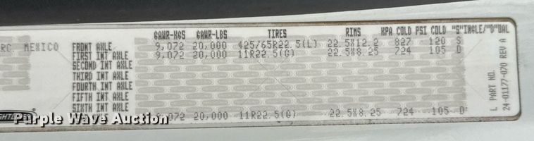 image for item EG2613 2012 Freightliner 114SD crane truck