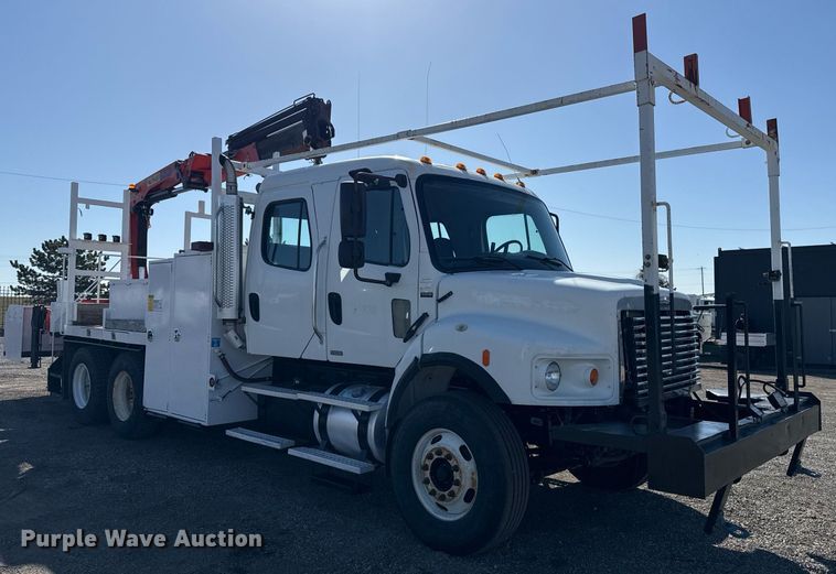 image for item EG2620 2007 Freightliner Business Class M2 Crew Cab crane truck