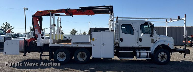 image for item EG2620 2007 Freightliner Business Class M2 Crew Cab crane truck