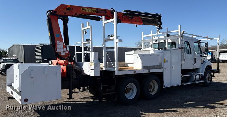 image for item EG2620 2007 Freightliner Business Class M2 Crew Cab crane truck