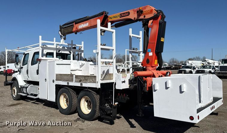 image for item EG2620 2007 Freightliner Business Class M2 Crew Cab crane truck