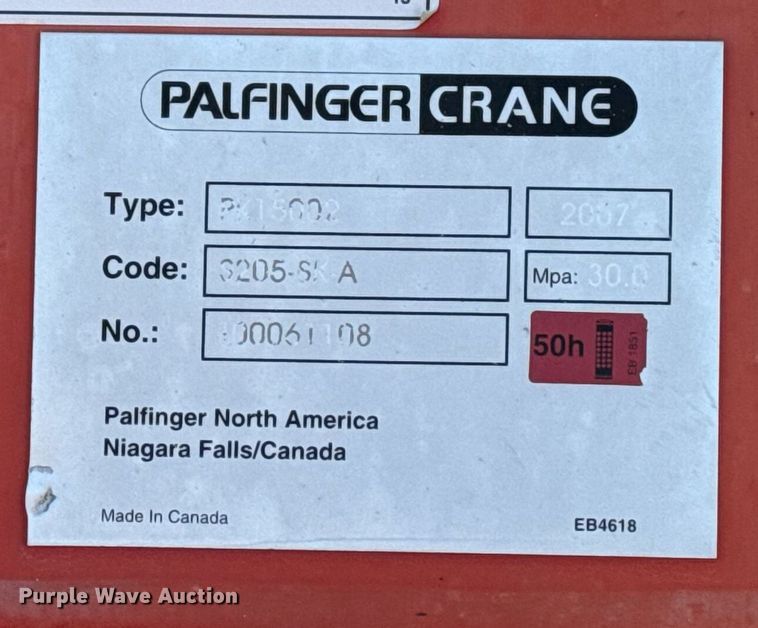 image for item EG2620 2007 Freightliner Business Class M2 Crew Cab crane truck