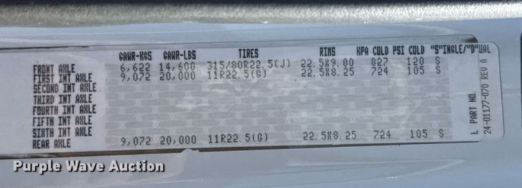 image for item EG2620 2007 Freightliner Business Class M2 Crew Cab crane truck