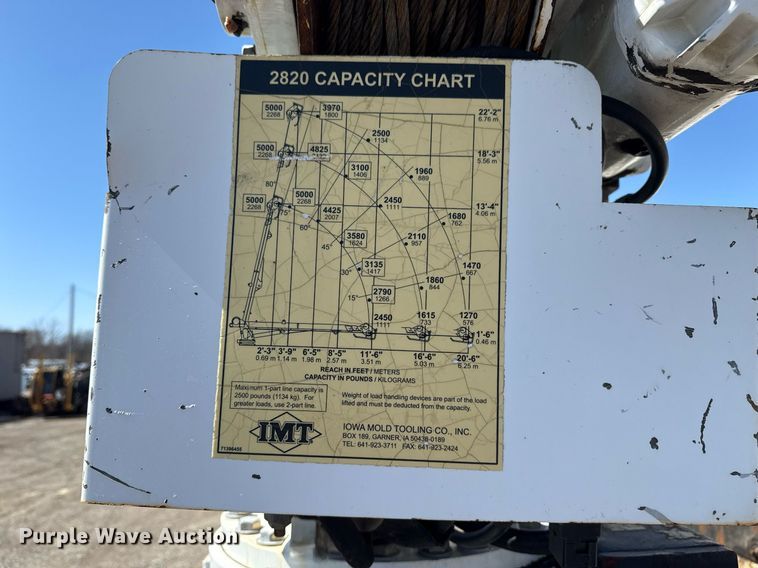 image for item EG2622 2013 Freightliner Business Class M2 Ext. Cab utility / service truck