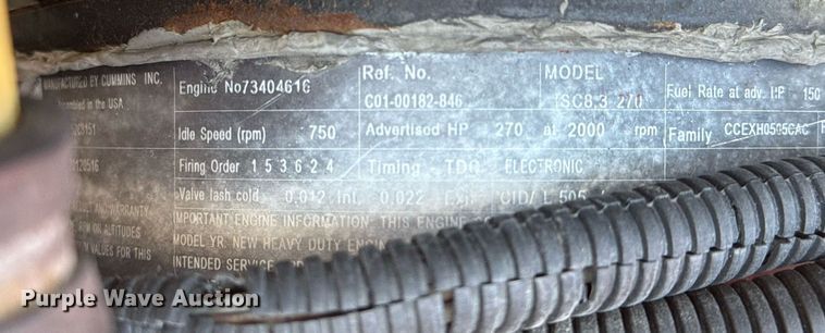 image for item EG2622 2013 Freightliner Business Class M2 Ext. Cab utility / service truck