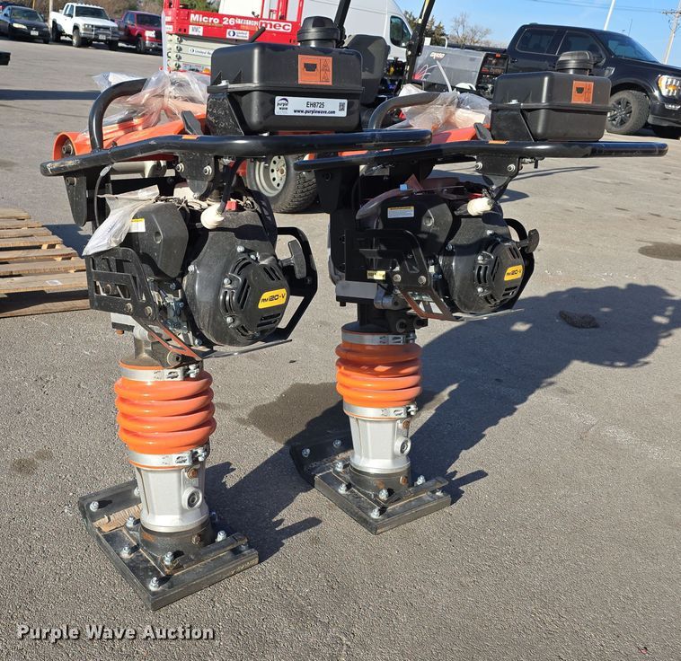 image for item EH8725 (2) JQ Power JQ120-O plate compactors