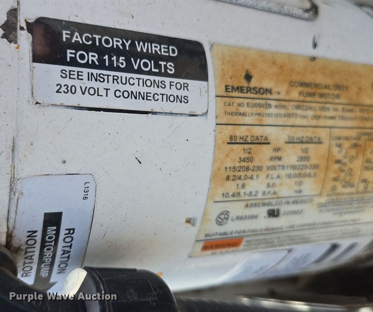 image for item EH8732 Cuda Cleaning Systems, Inc. H20-2412 parts washer