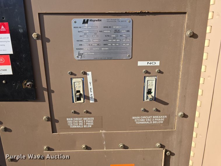 image for item EH8742 MagneTek TDR 370 generator