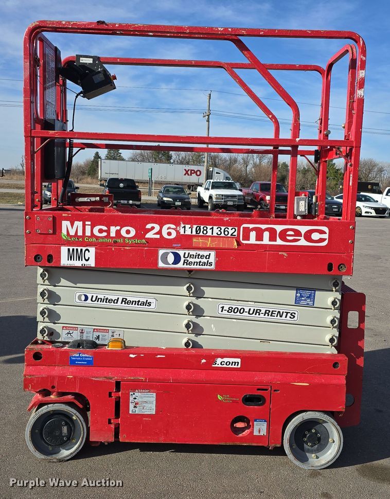 image for item EH8744 2020 MEC Micro 26 scissor lift
