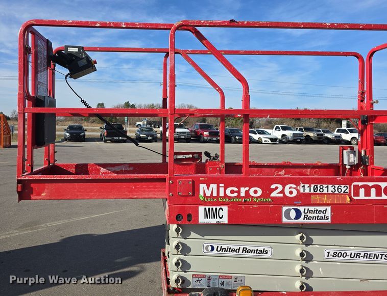image for item EH8744 2020 MEC Micro 26 scissor lift