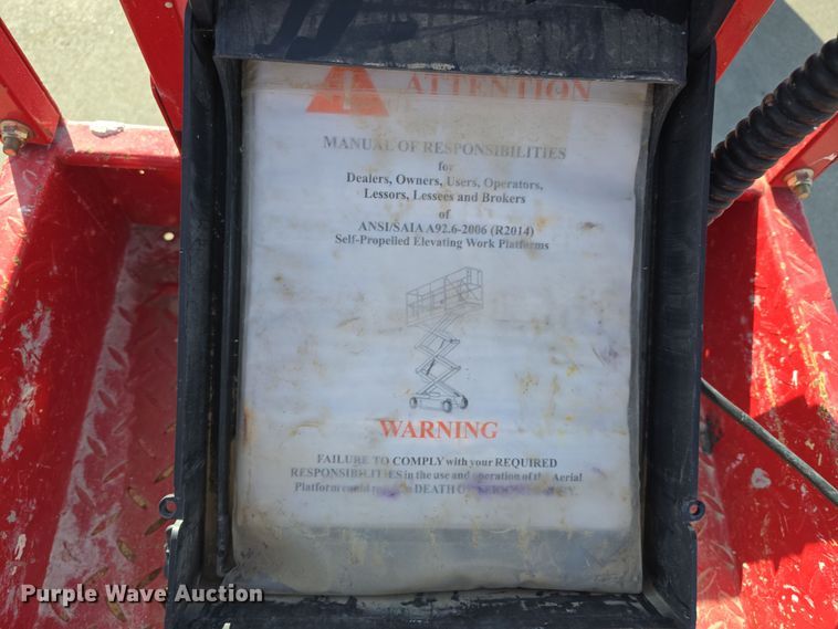 image for item EH8744 2020 MEC Micro 26 scissor lift