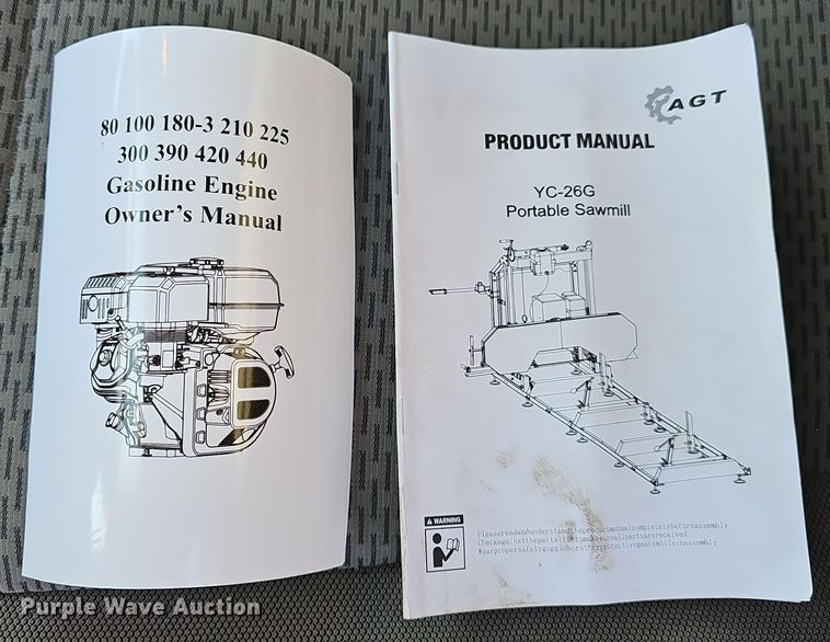 image for item EH8767 2024 AGT YC-26G sawmill