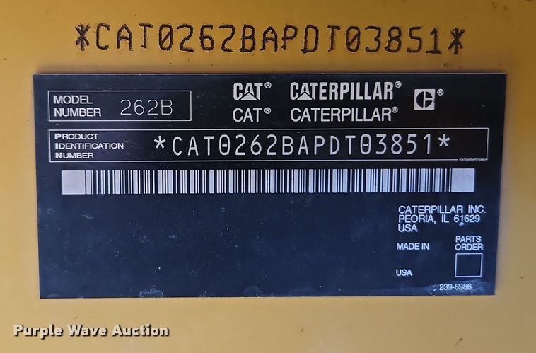 image for item EI8840 2006 Caterpillar 262B skid steer loader