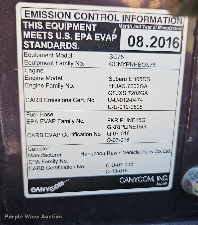 image for item EI8867 Canycom SC75 concrete buggy