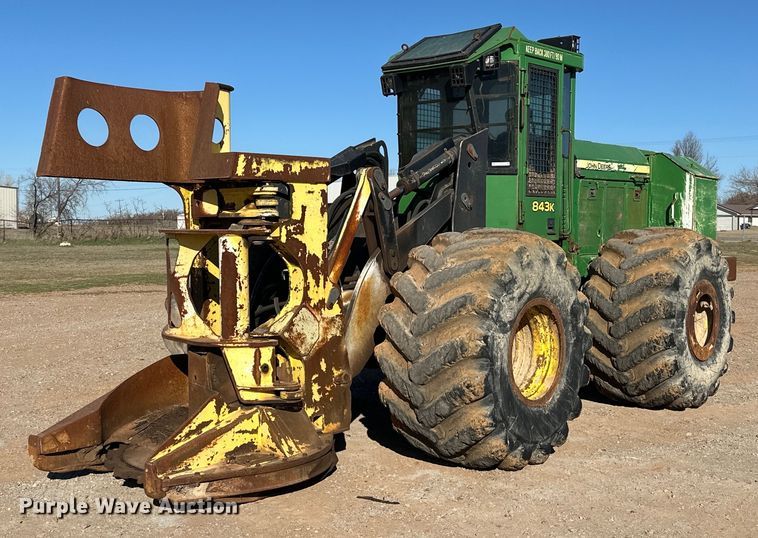 image for item EK0478 2012 John Deere 843K feller buncher