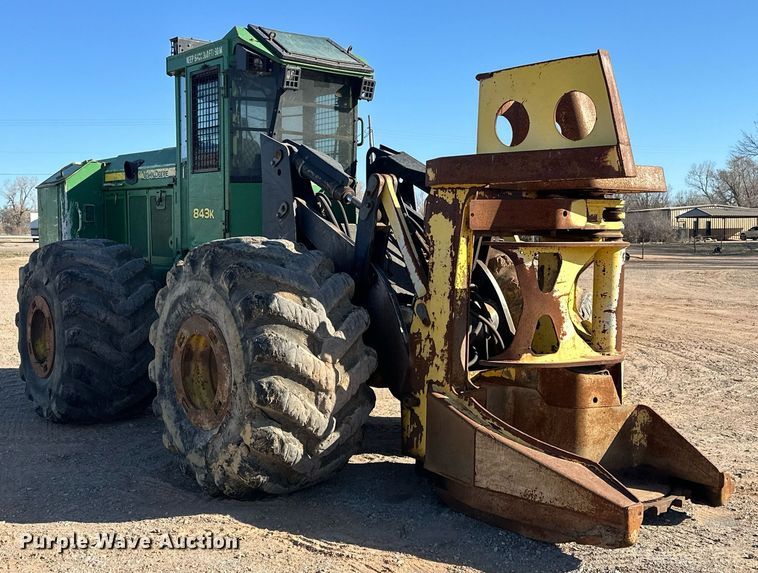 image for item EK0478 2012 John Deere 843K feller buncher