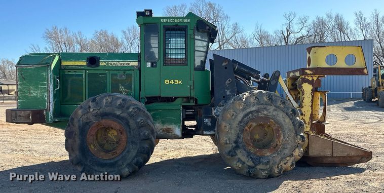 image for item EK0478 2012 John Deere 843K feller buncher